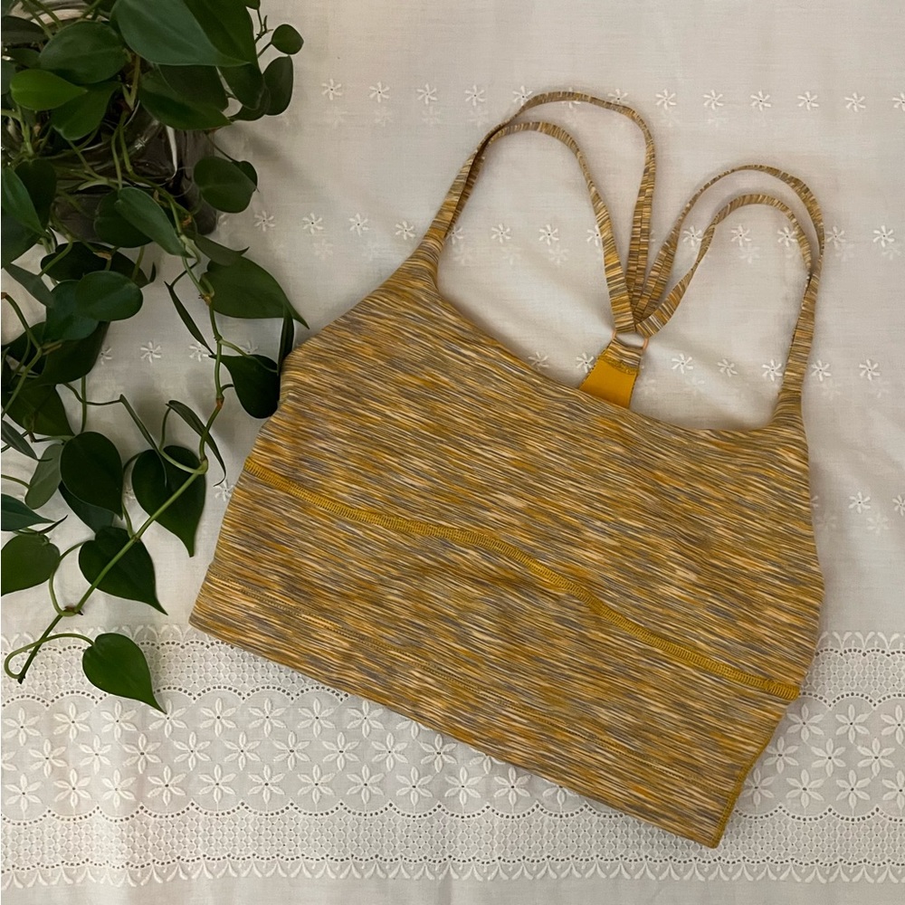 Outdoor Voices Flow Freeform Crop Top in Sunset